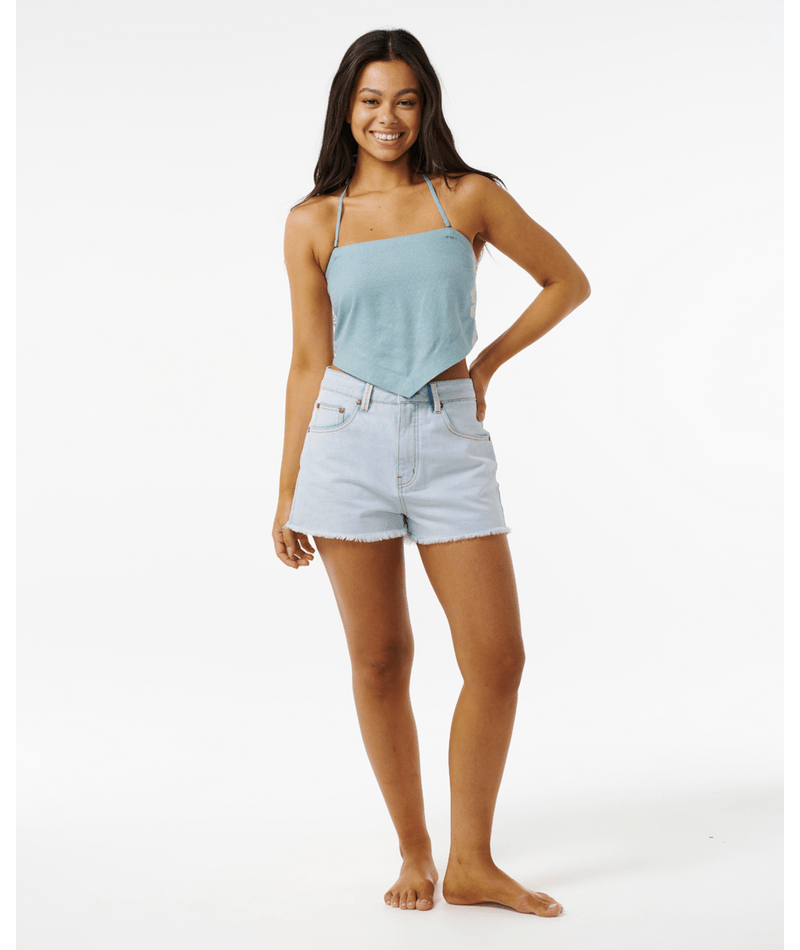 Hibiscus Heat Halter Neck Top