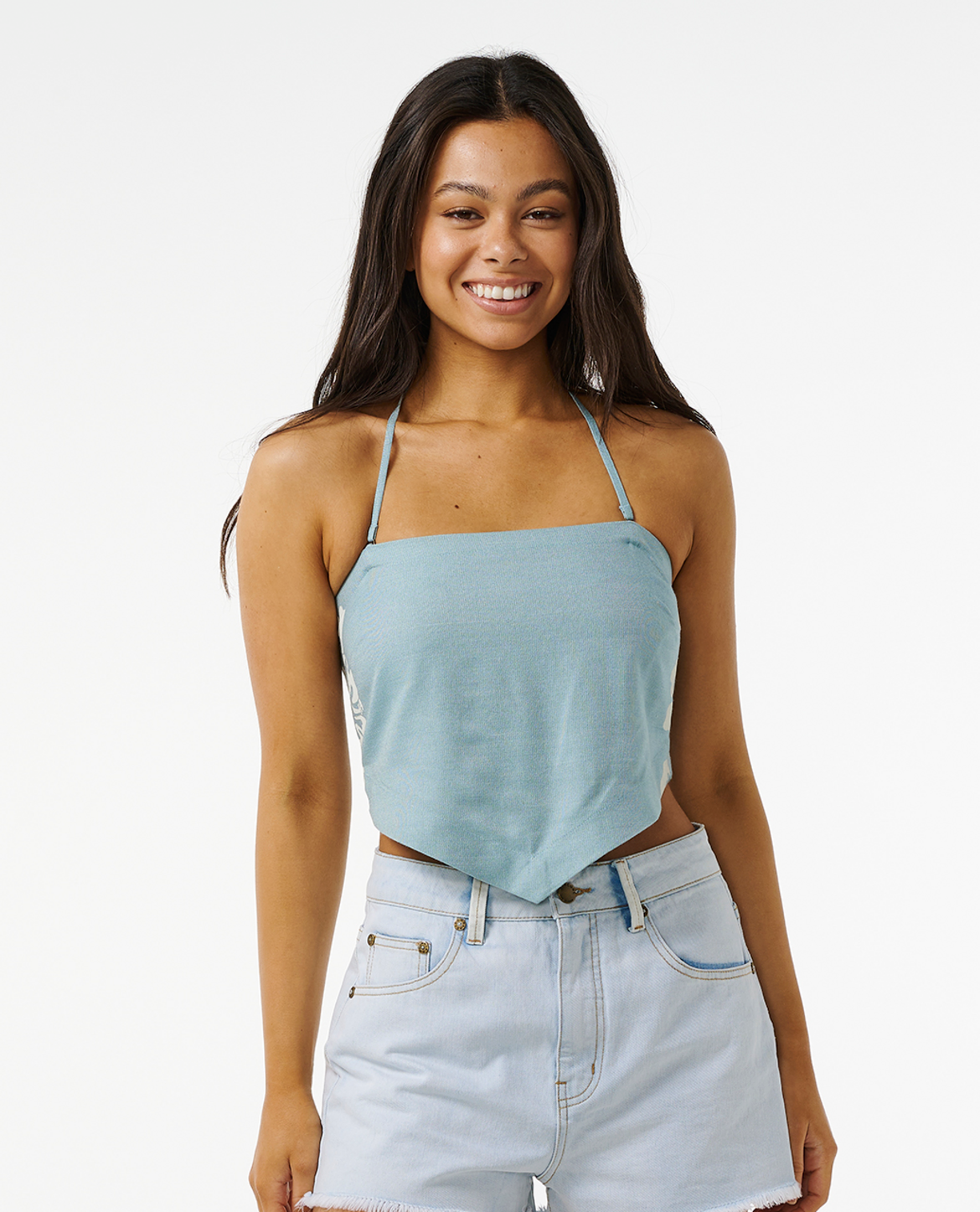 Hibiscus Heat Halter Neck Top