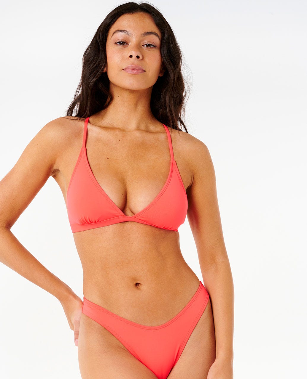 Classic Surf Cross Back Triangle Bikini Top