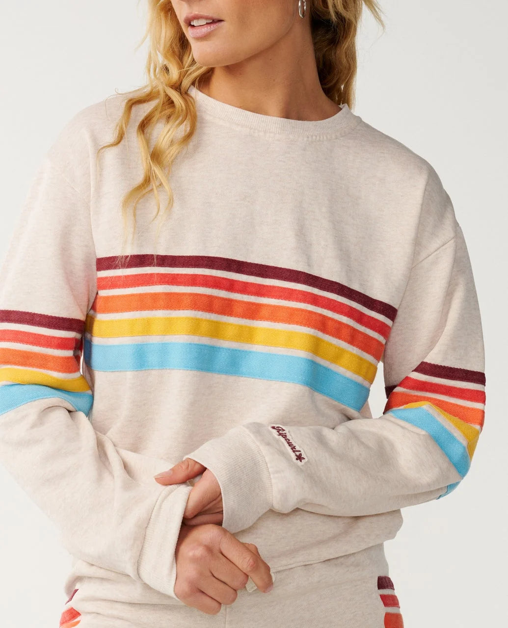 Surf Revival Relaxed Crew Neck Sweater