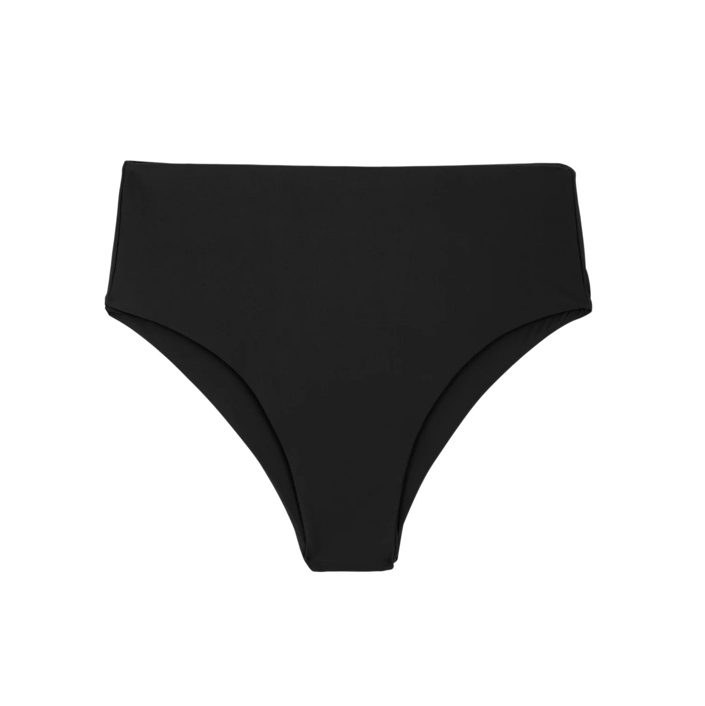 Nero hotpants high-waist bikini bottom in black by Rio De Sol