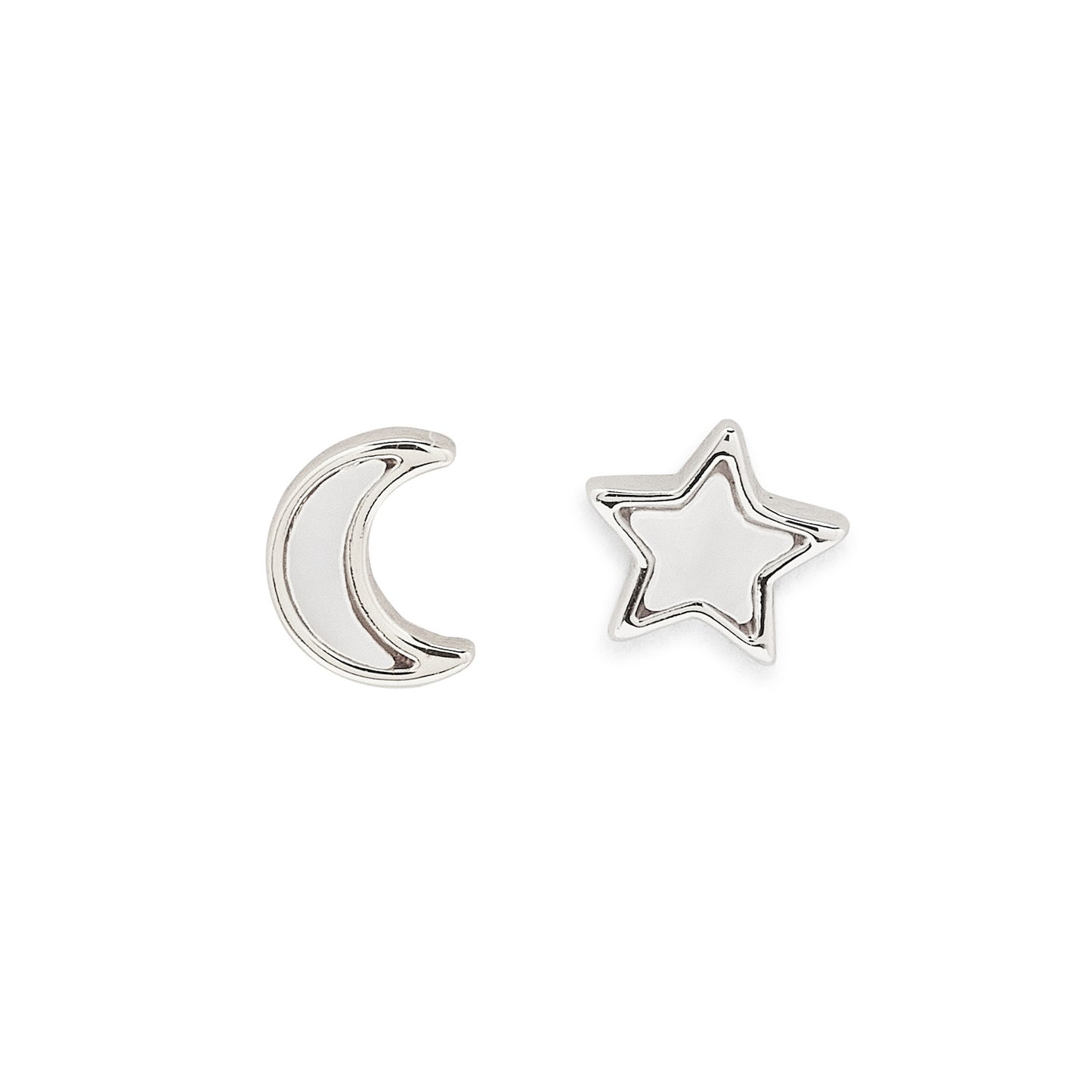 Moon & Star Studs