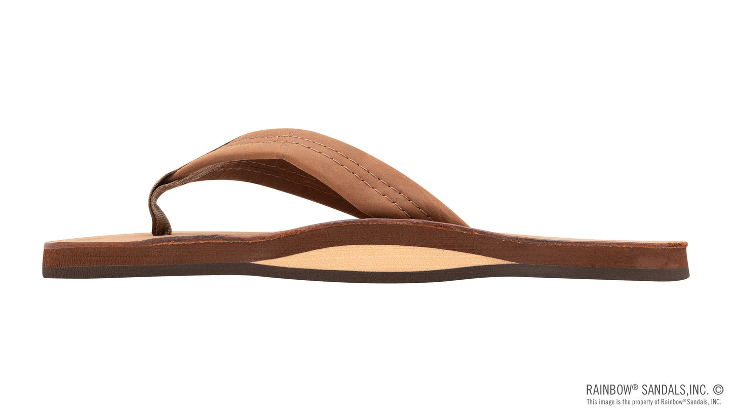 Men's Single Layer Premier Leather 1" Strap Sandal