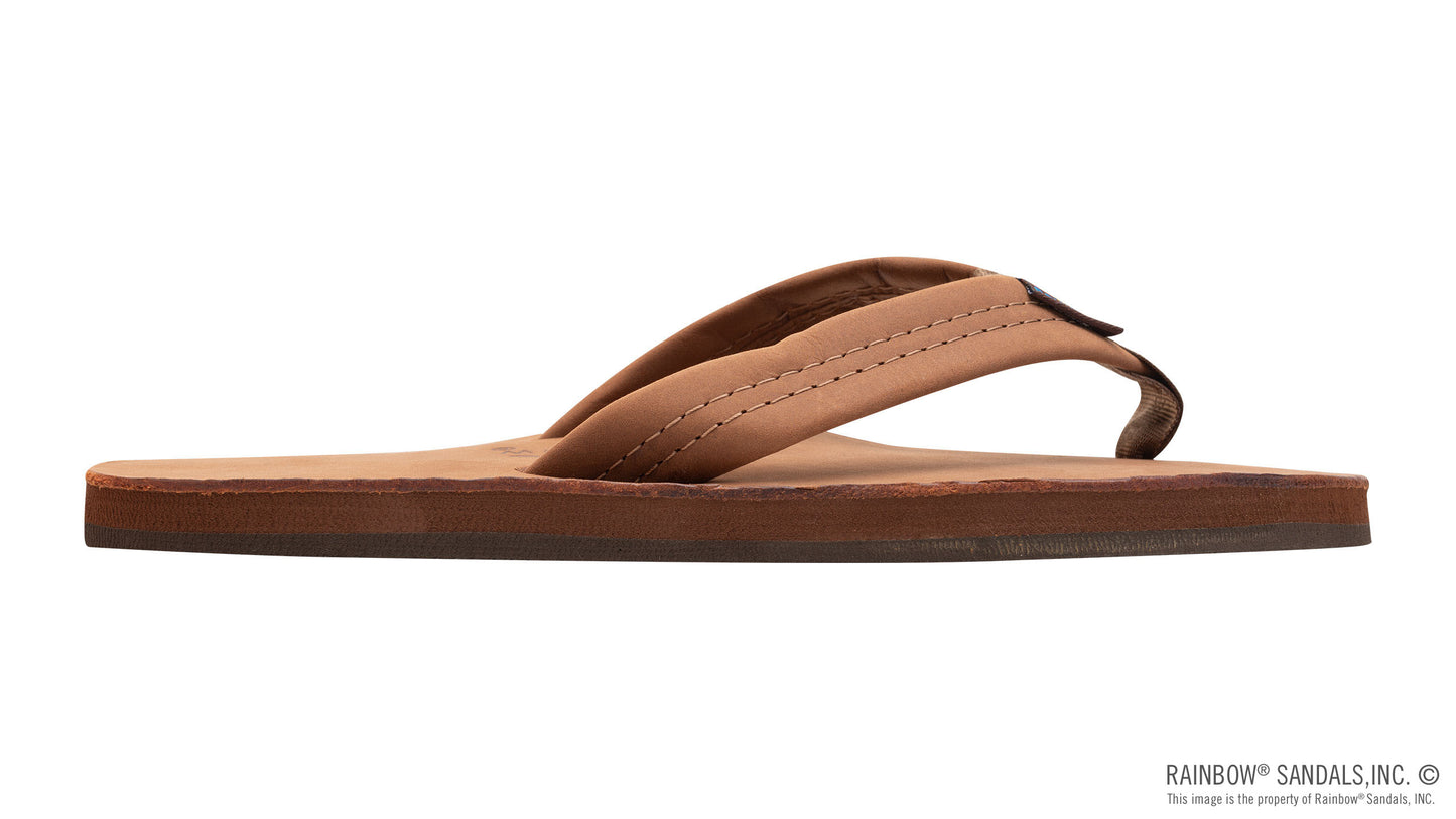 Men's Single Layer Premier Leather 1" Strap Sandal