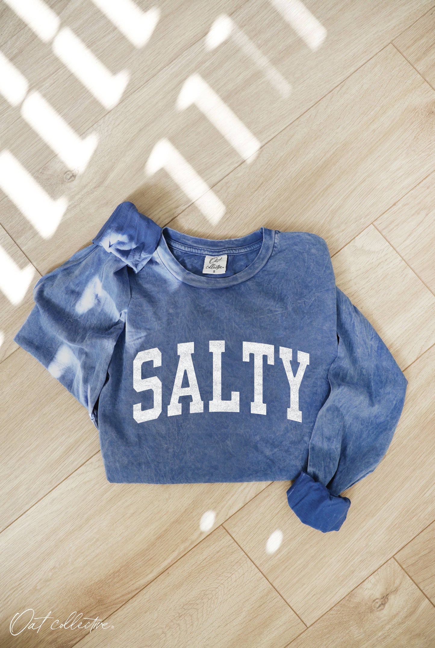 SALTY Mineral Washed Long Sleeve Graphic