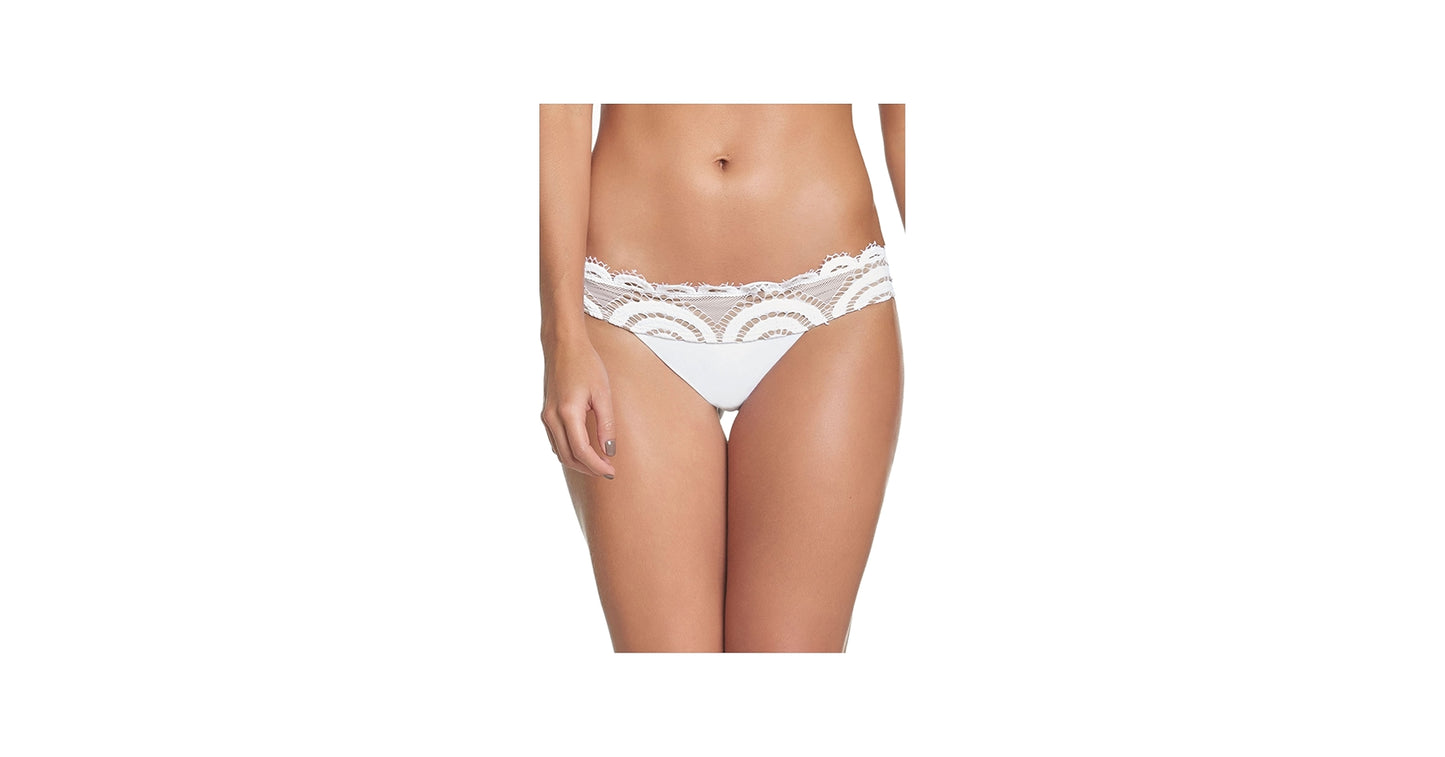 Midnight Lace Banded Teeny Bikini Bottom