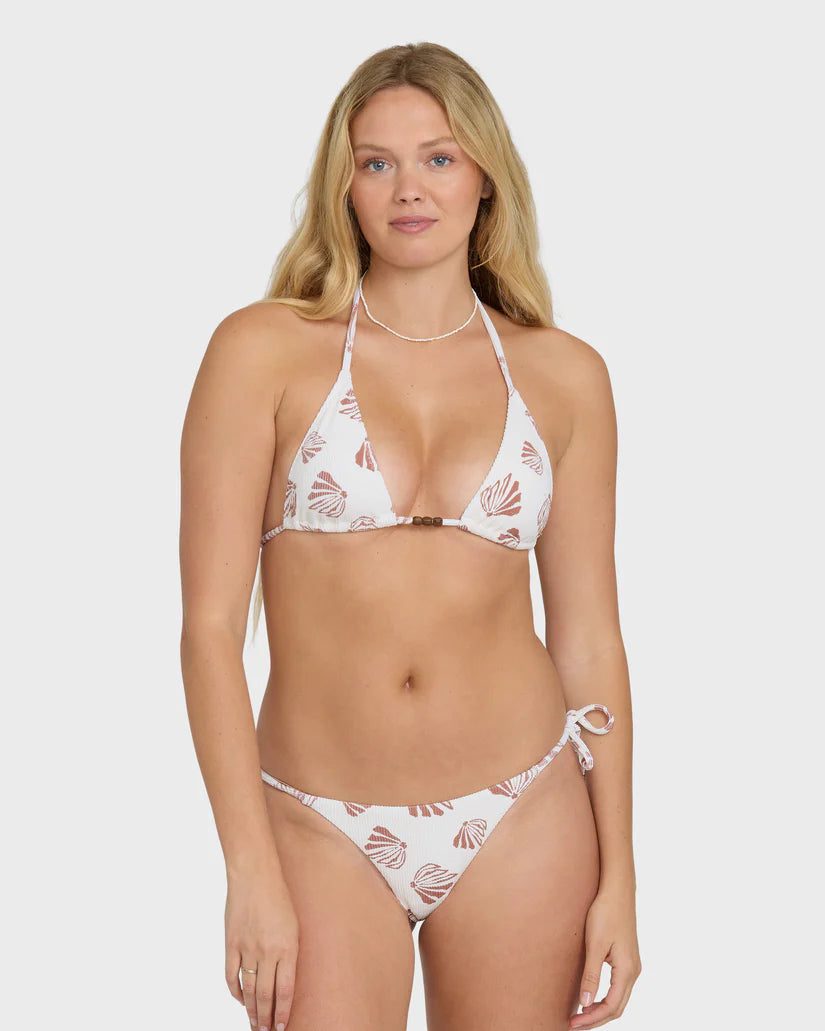 Sandy Shells Remi triangle bikini top by Billabong