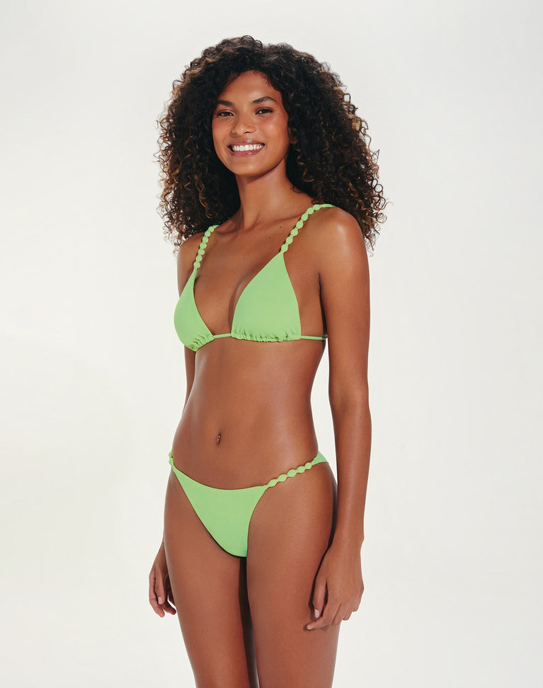 Beads Tri Parallel Bikini Top