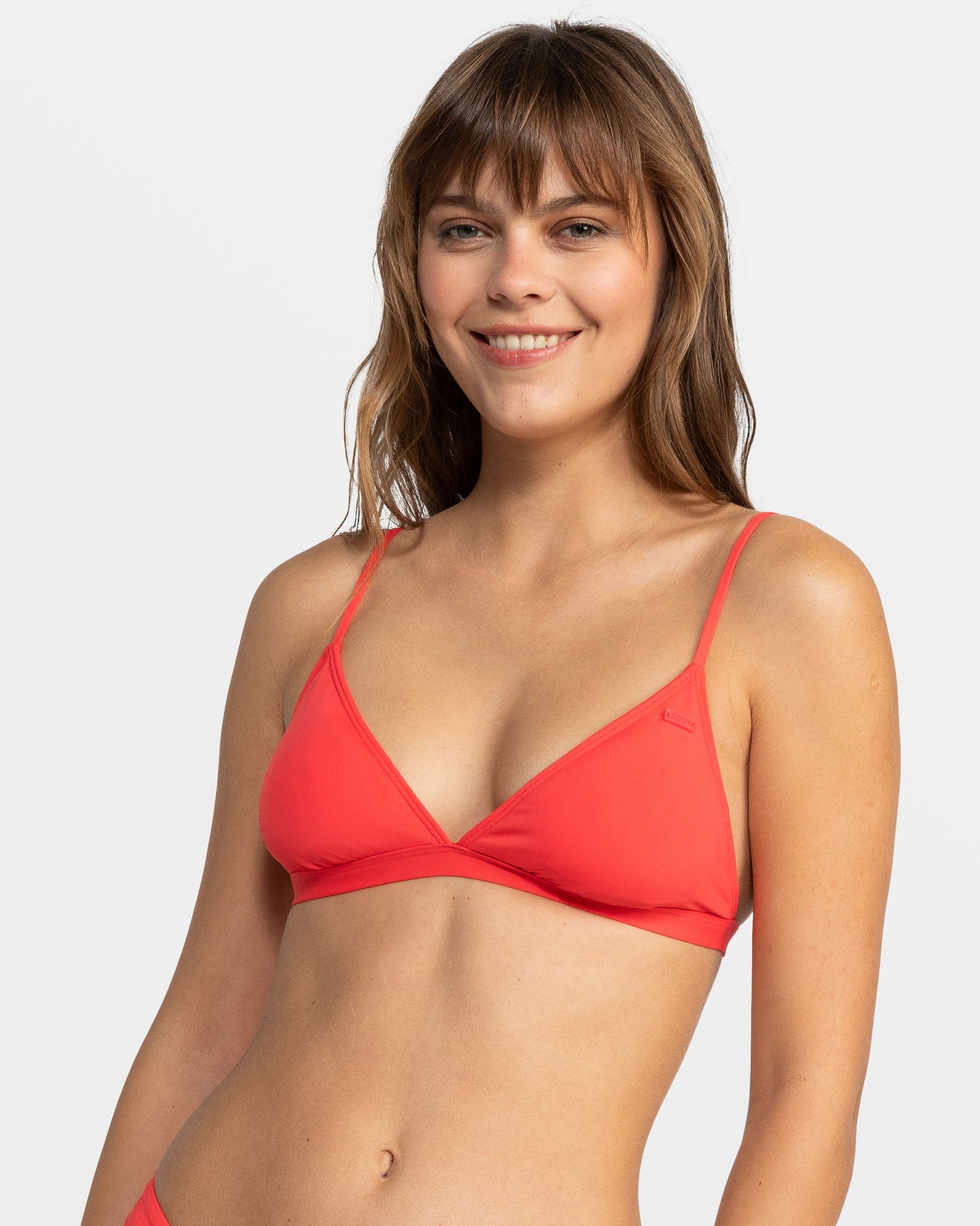 Solid Beach Classics Fixed Triangle Bikini Top The Bikini Shoppe