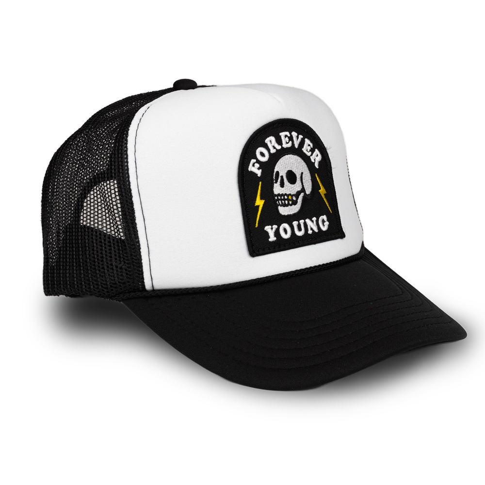 Forever Young Patch Trucker Hat