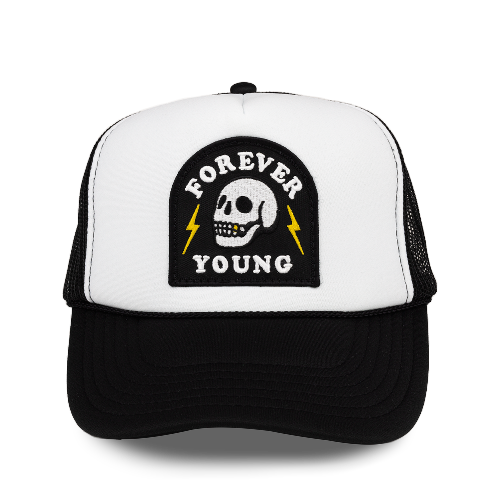 Forever Young Patch Trucker Hat