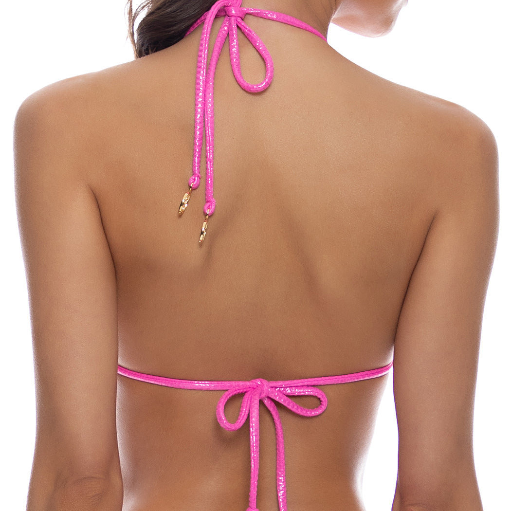 Luminous Seamless Triangle Bikini Top