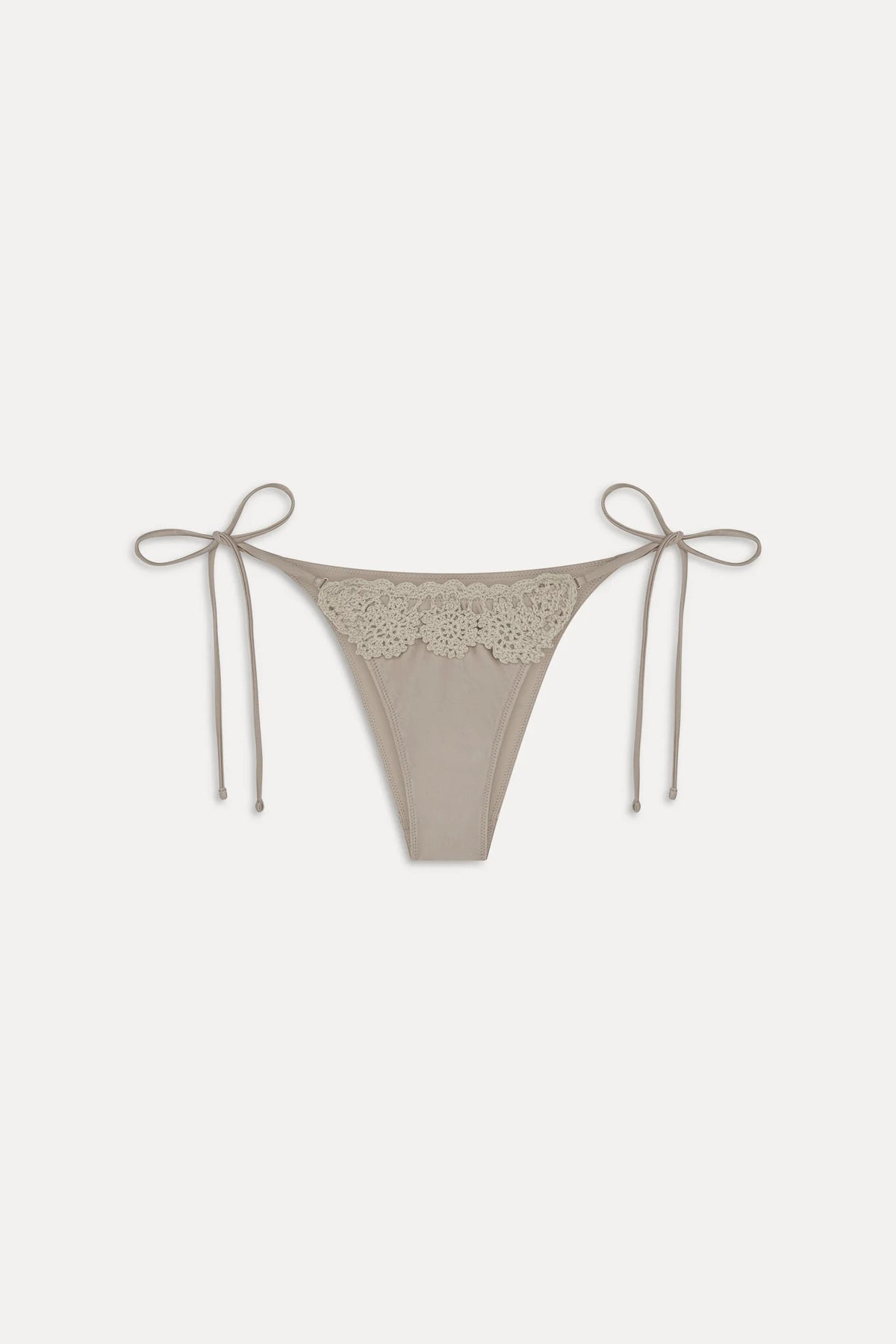 Mackenzie Cheeky Shine Tie Side Bikini Bottom