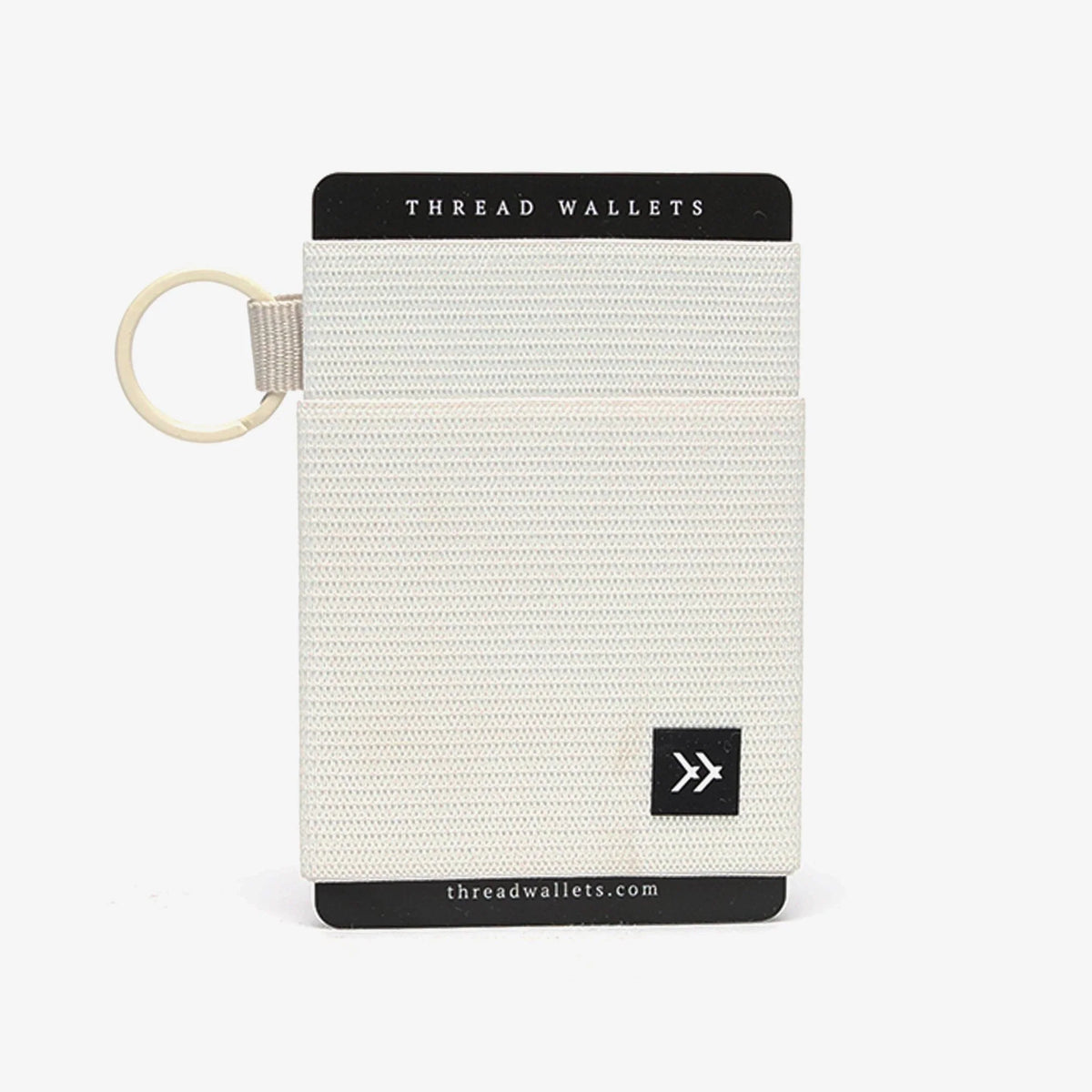Thread elastic wallet in Off White by Thread Wallets — product view