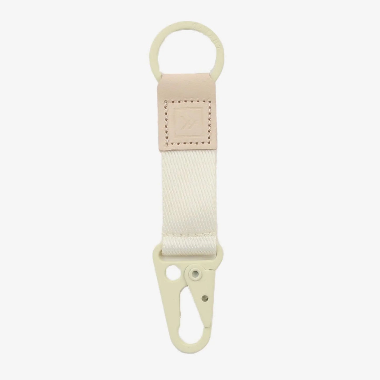Thread keychain clip in Off White by Thread Wallets — product view