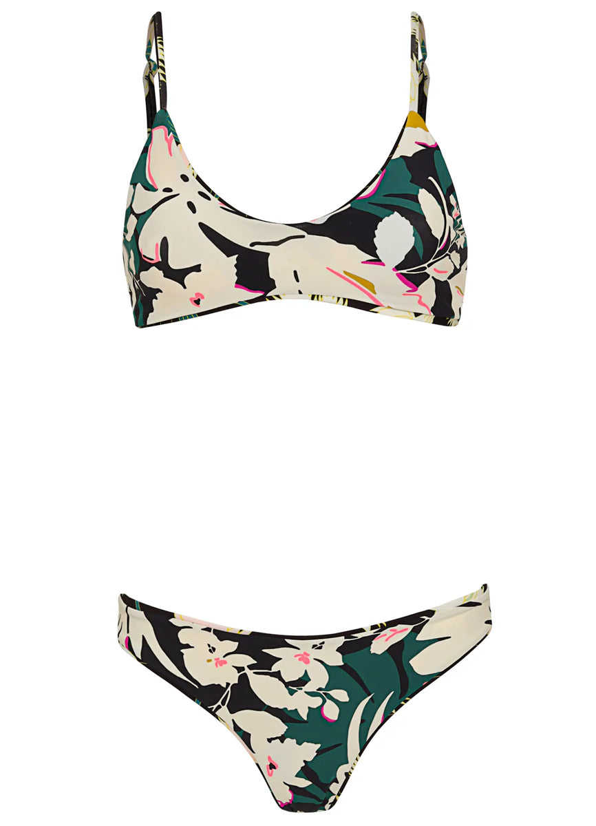 Floral Dream Sublimity Regular Rise Classic Bikini Bottom