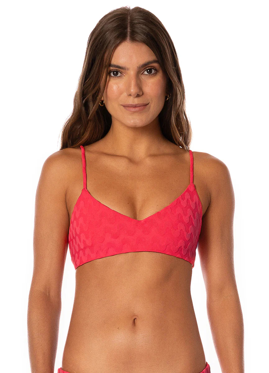 Apple Red Rocks Classic Bralette Bikini Top