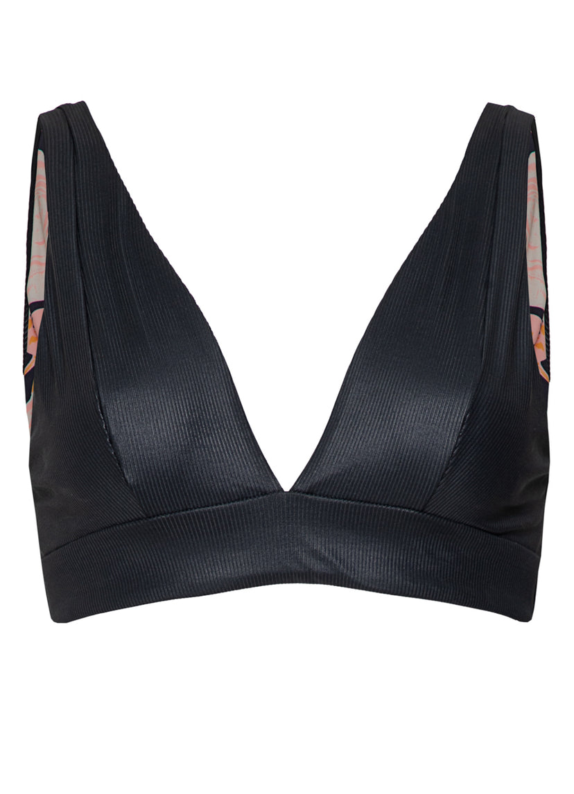 Onyx Black Paradisial Bikini Top