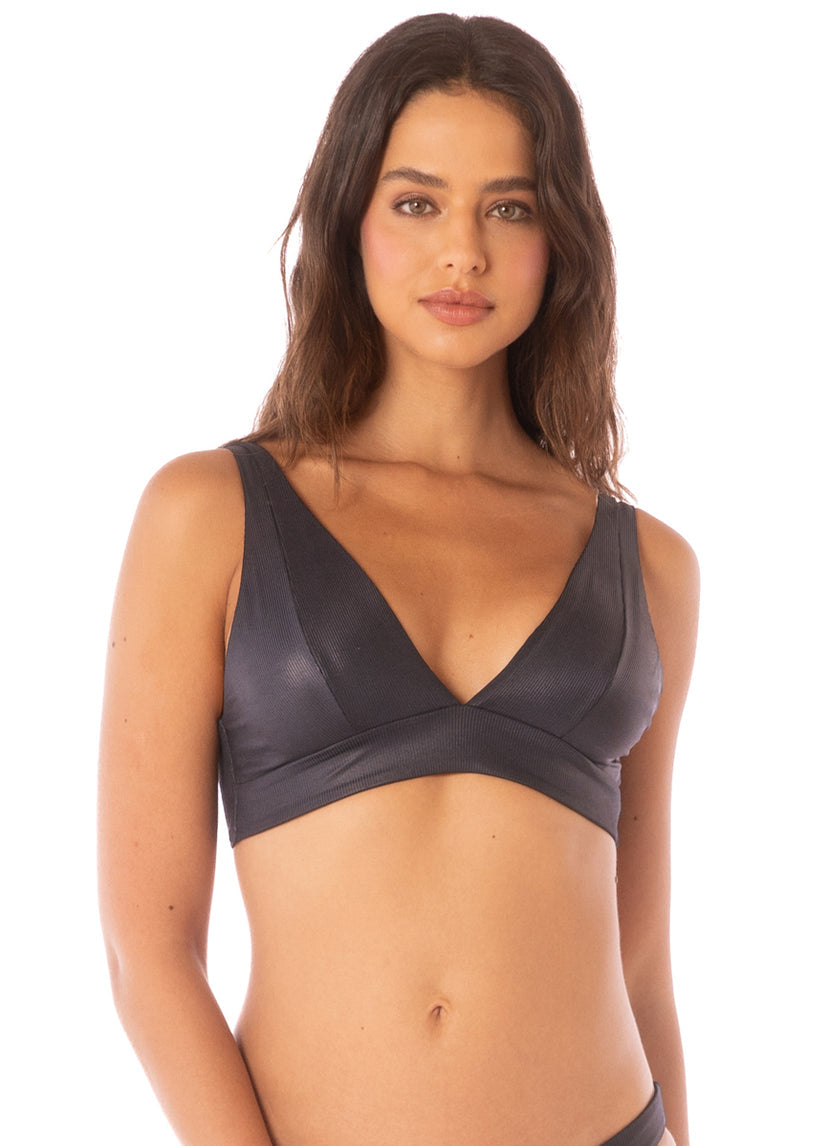 Onyx Black Paradisial Bikini Top