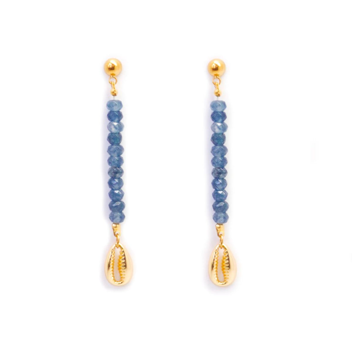 Glimmer Puka Drop Earring