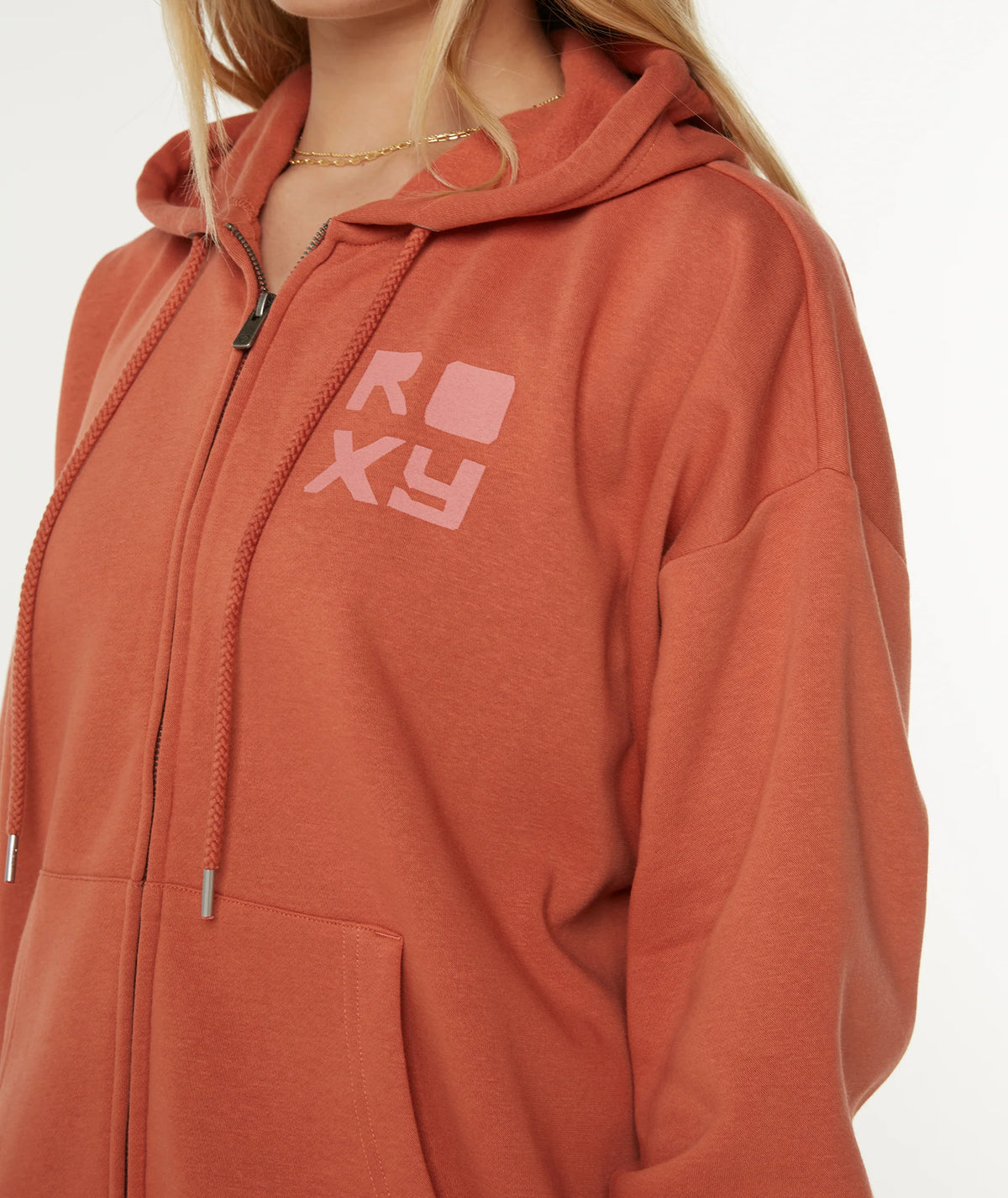 Evening Lineup hoodie in Airy Blue Surf Life — alternate view 3, Roxy