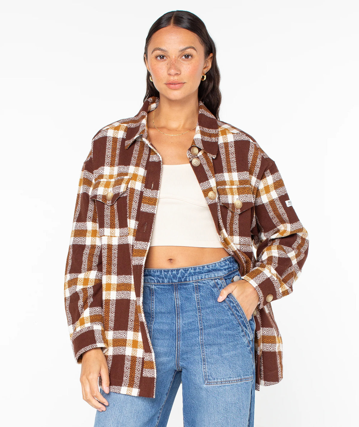 Overlander buttoned-up jacket by Roxy