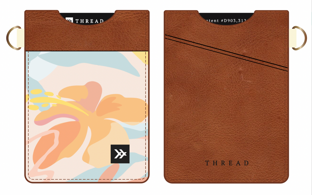 Thread vertical leather wallet by Thread Wallets — color variant view