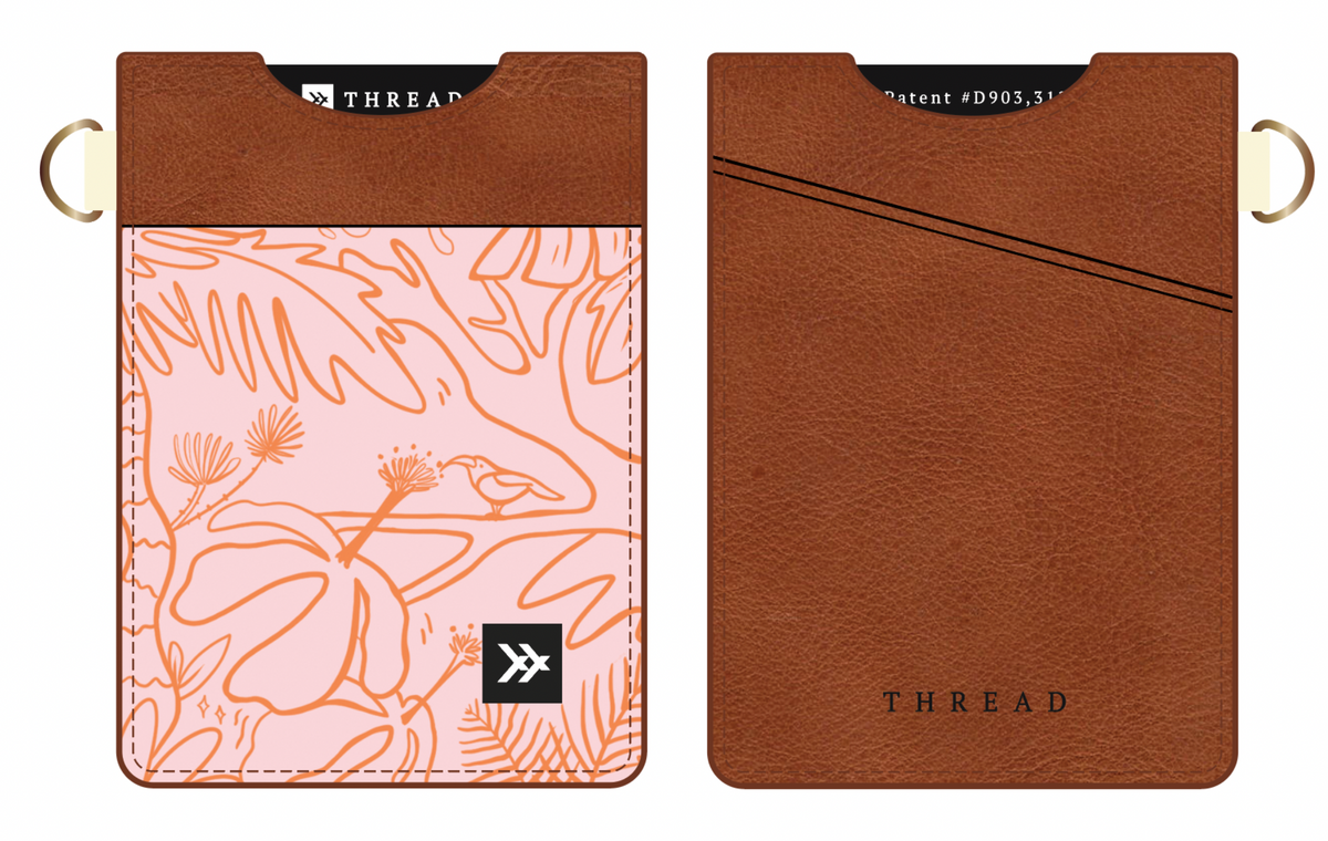 Thread vertical leather wallet by Thread Wallets — color variant view