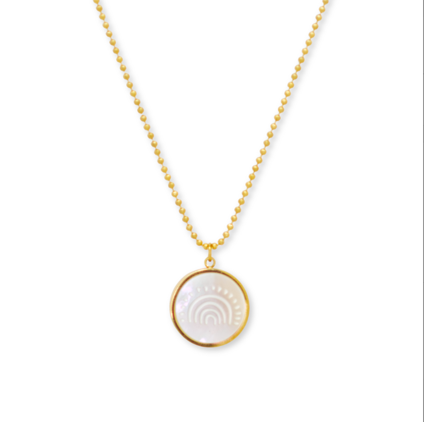 Rainbow Pendant Necklace