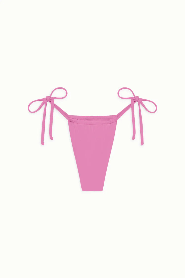 Tia skimpy string bikini bottom in Ciao Bella — front view, Frankies Bikinis