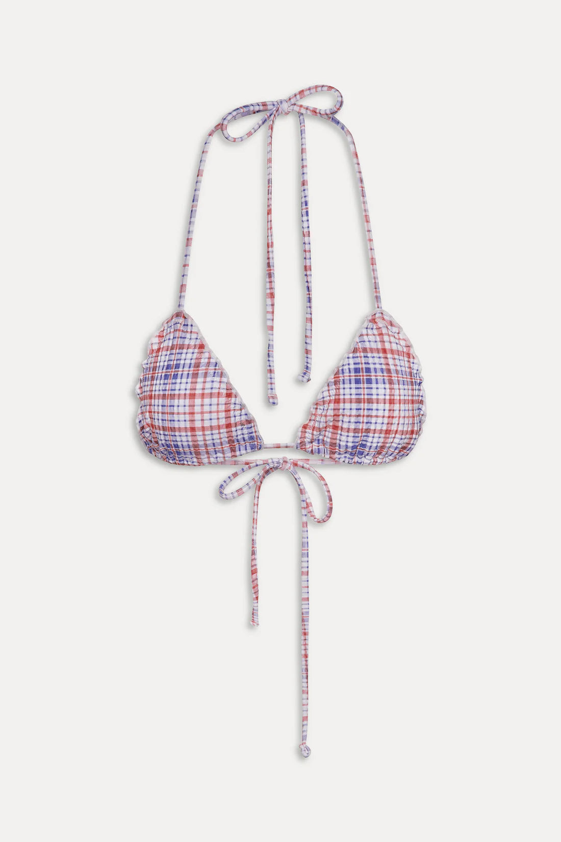 Tidal Ruffle Triangle Bikini Top