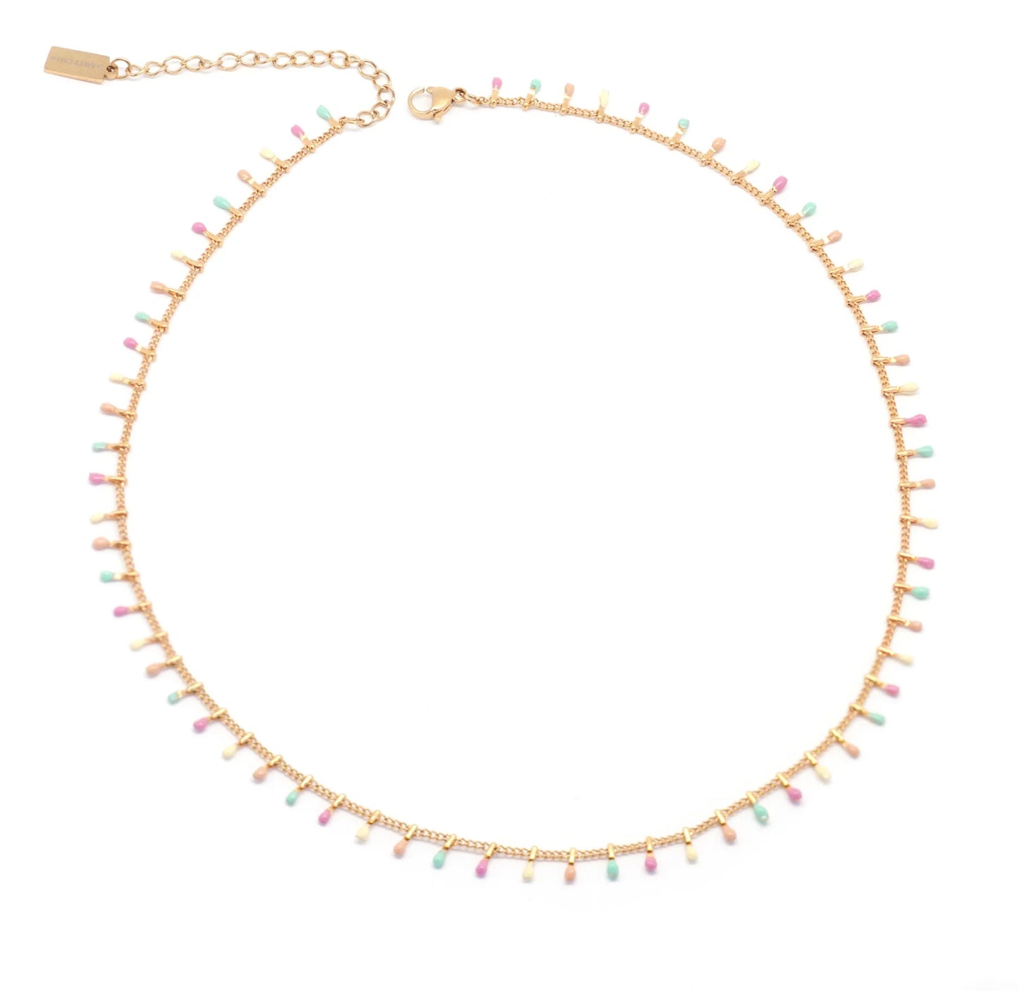 Tiki necklace in 18K Gold by Salty Cali Jewelry — product view
