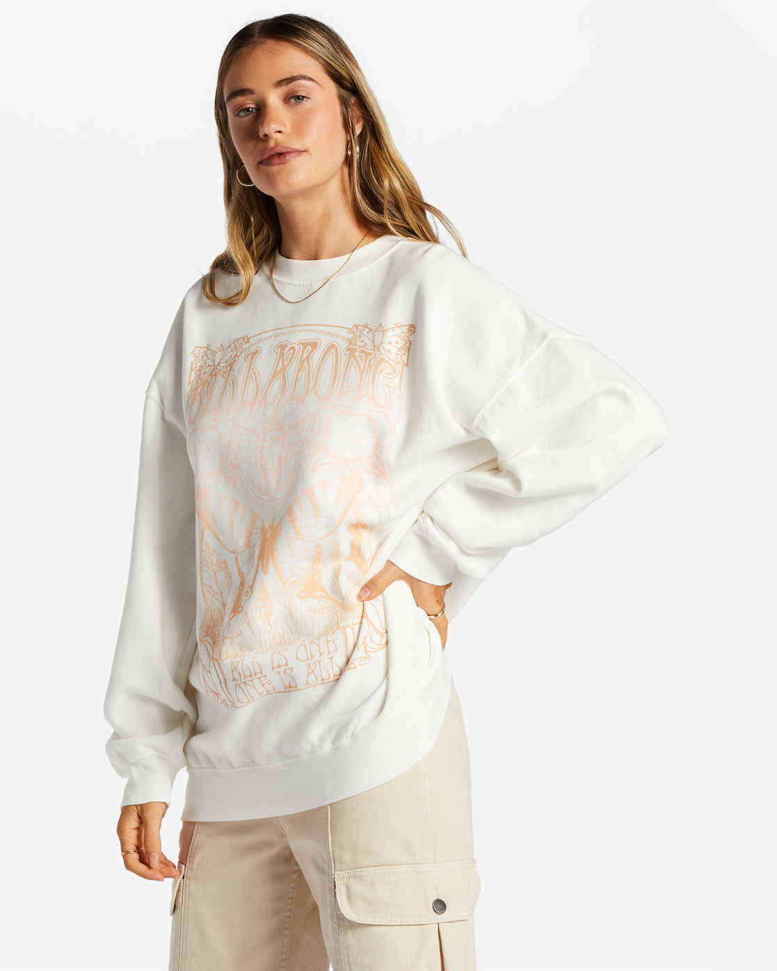 Ride In Oversized Crewneck Sweatshirt