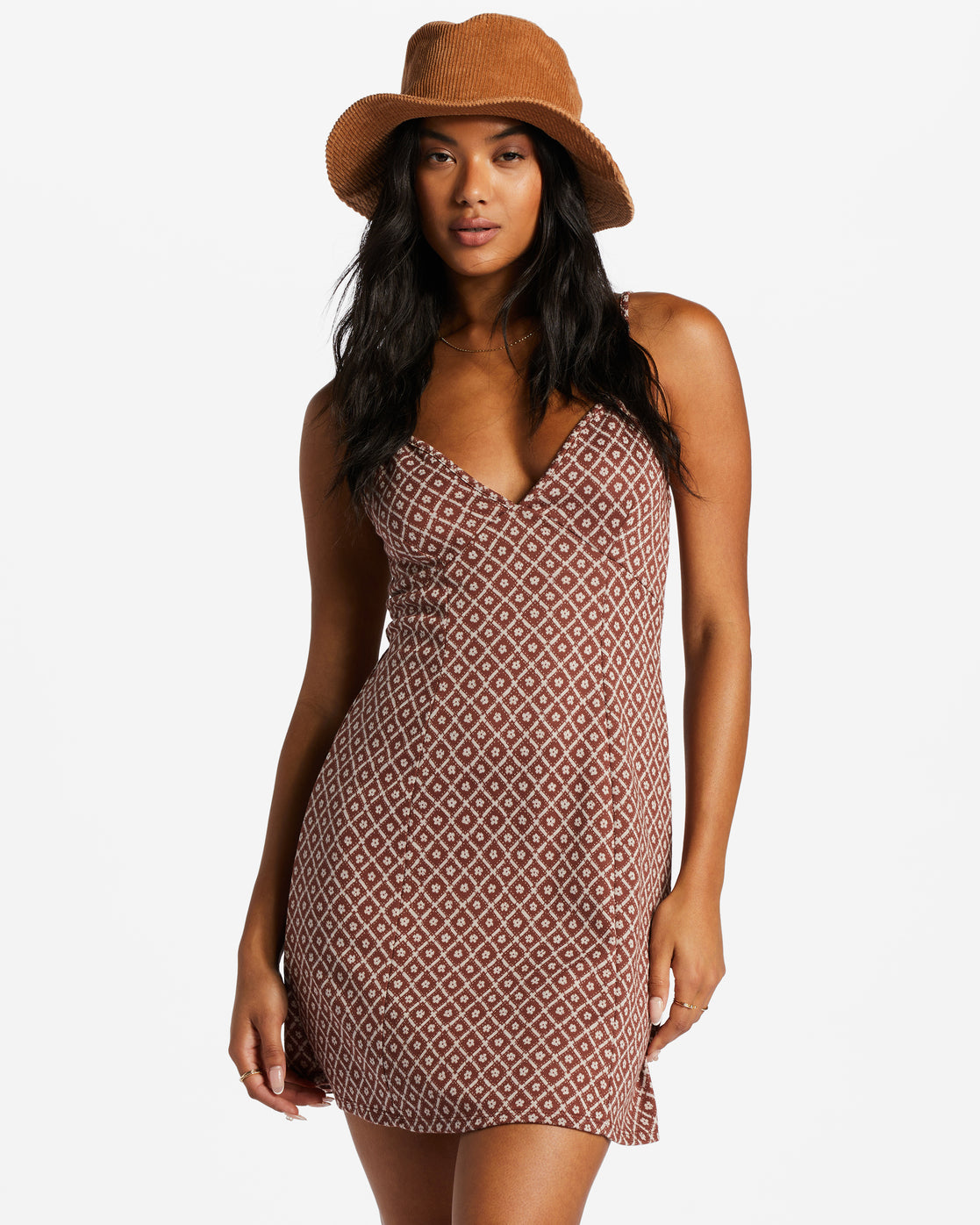Diamond Flowers Mini Dress