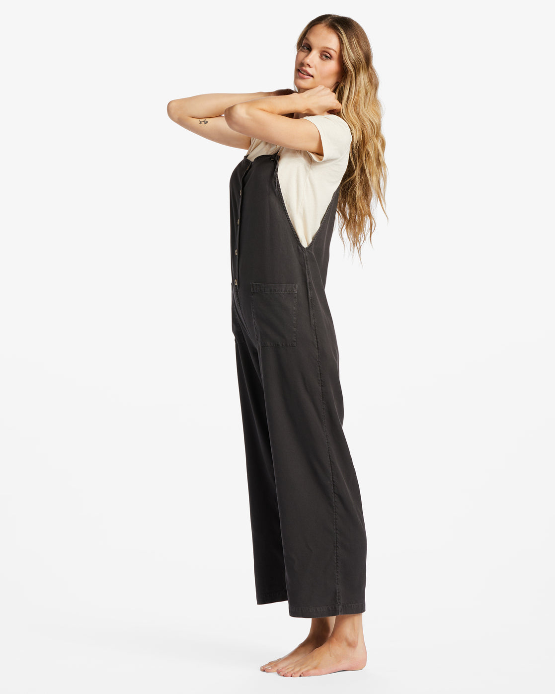 Beach Cruiser Wide-Leg Overalls