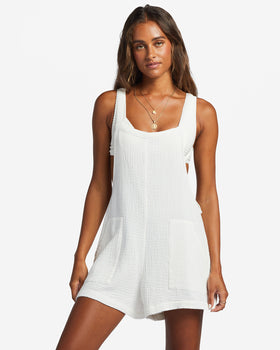 Beach Crush overalls in Salt Crystal — front view, Billabong