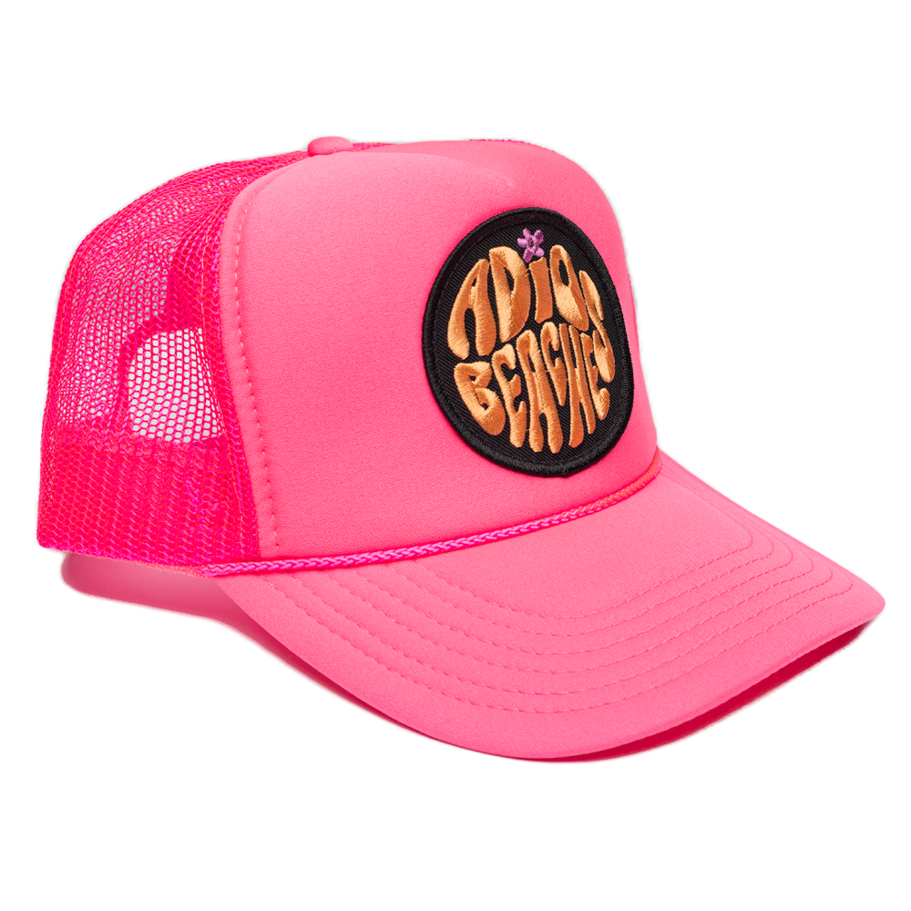 Adios Beaches Patch Trucker Hat