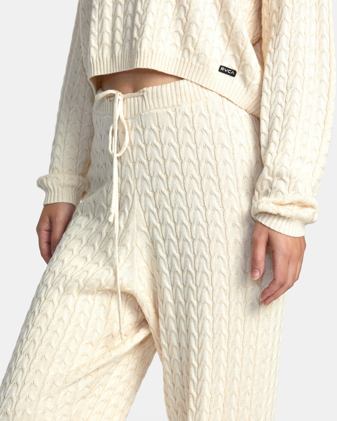 Soft Cable Knit Joggers