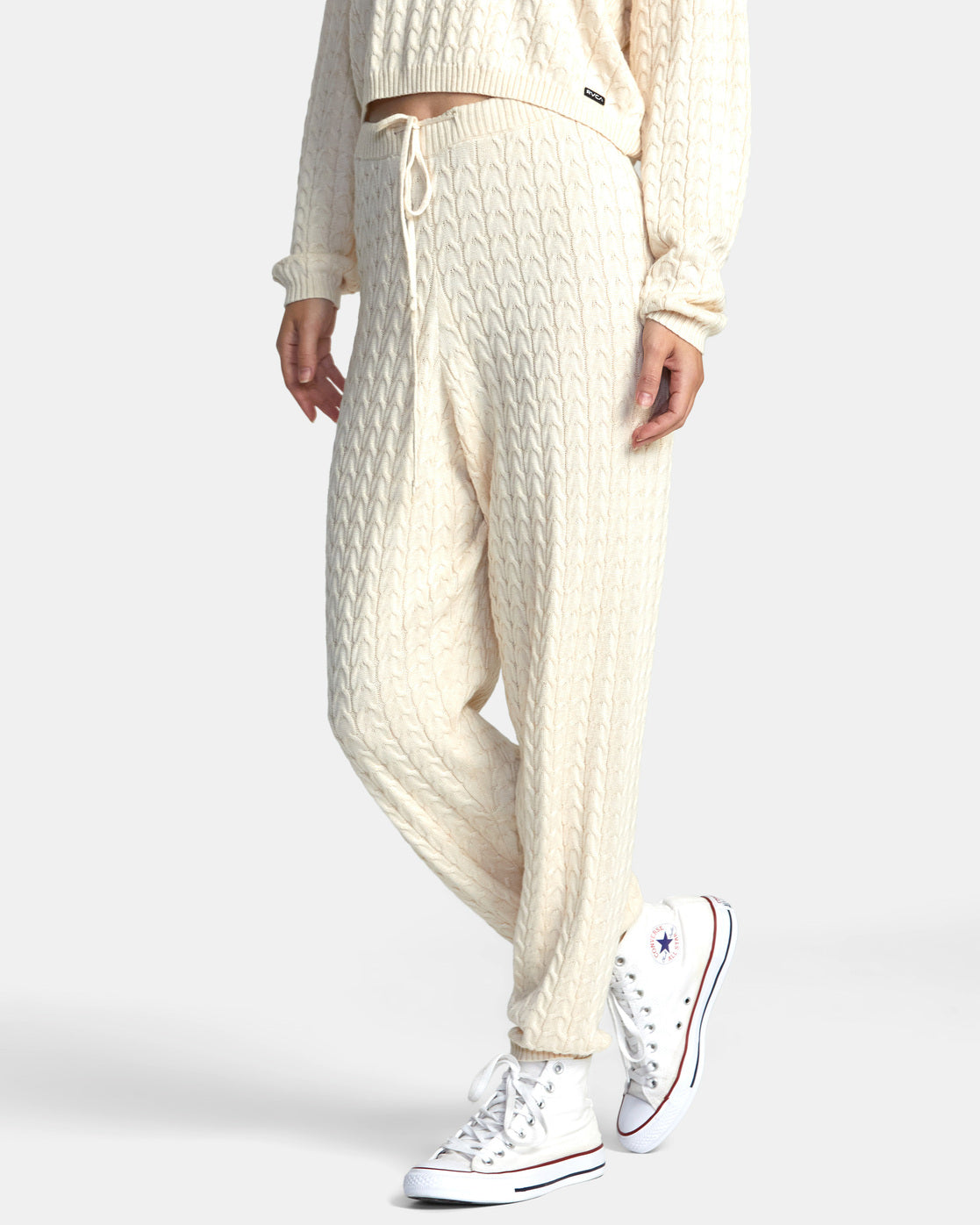 Soft Cable Knit Joggers