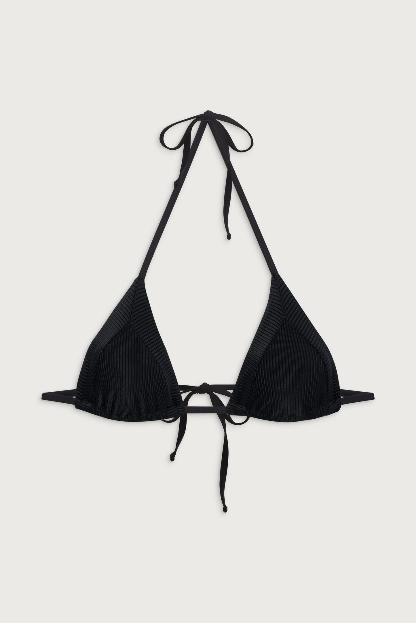 Sky Ribbed Bikini Top The Bikini Shoppe