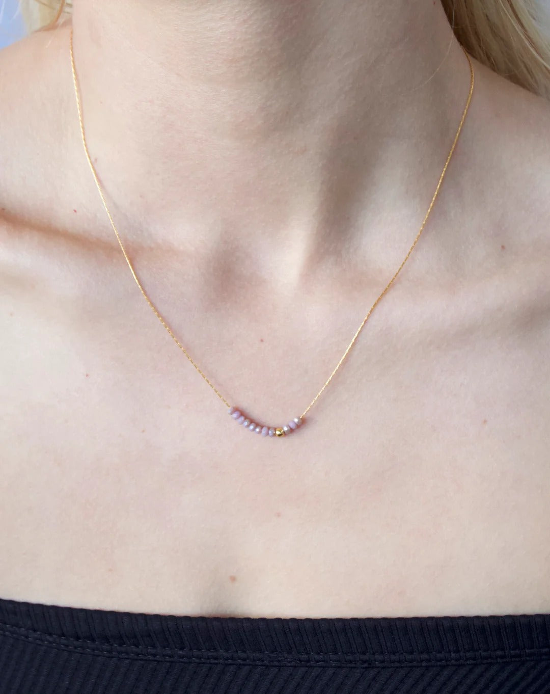 Sprinkle Of Flirt - Purple Necklace