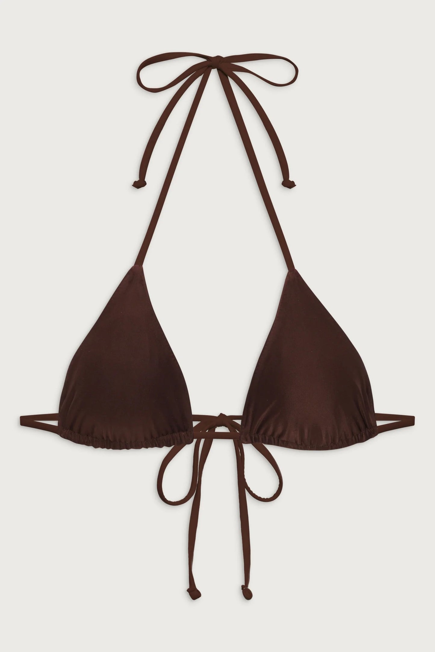 Nick Satin String Bikini Top