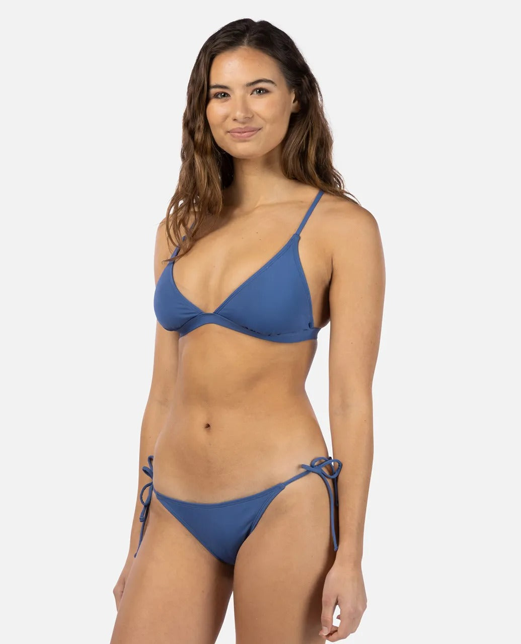Classic Surf Cross Back Triangle Bikini Top The Bikini Shoppe