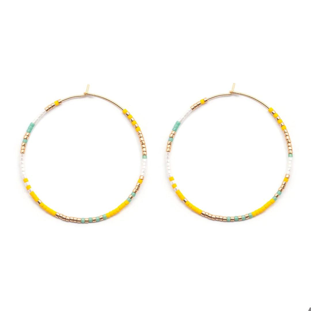 Lemonade Hoop Earrings