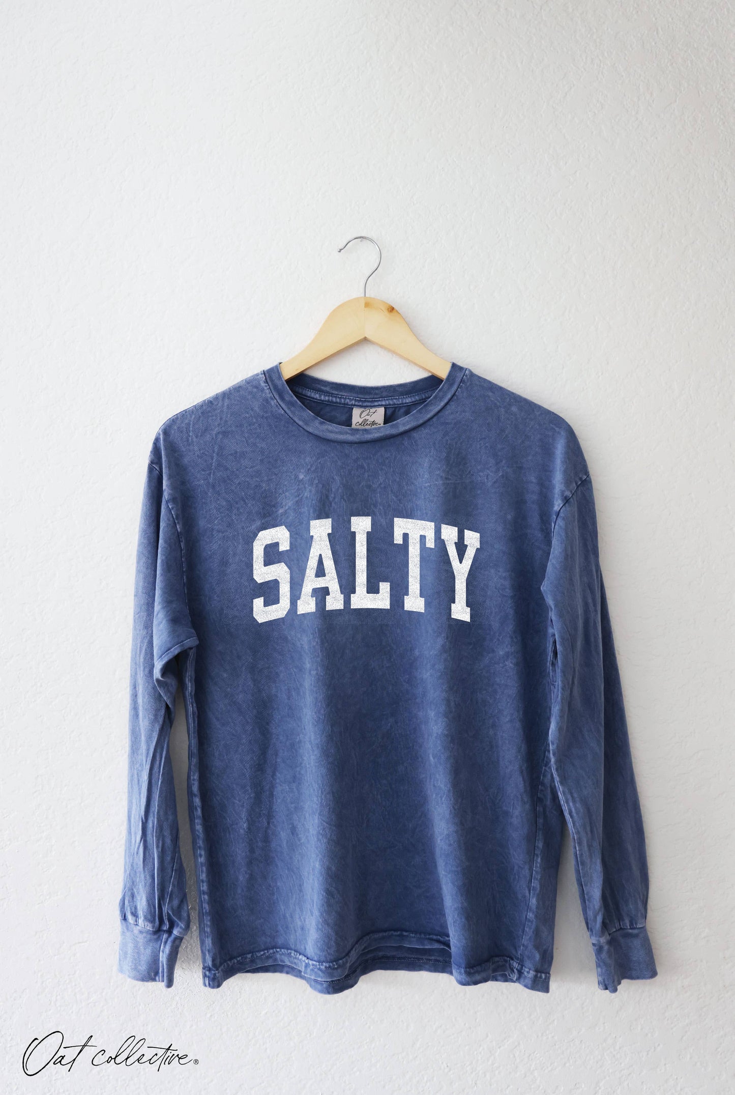 SALTY Mineral Washed Long Sleeve Graphic
