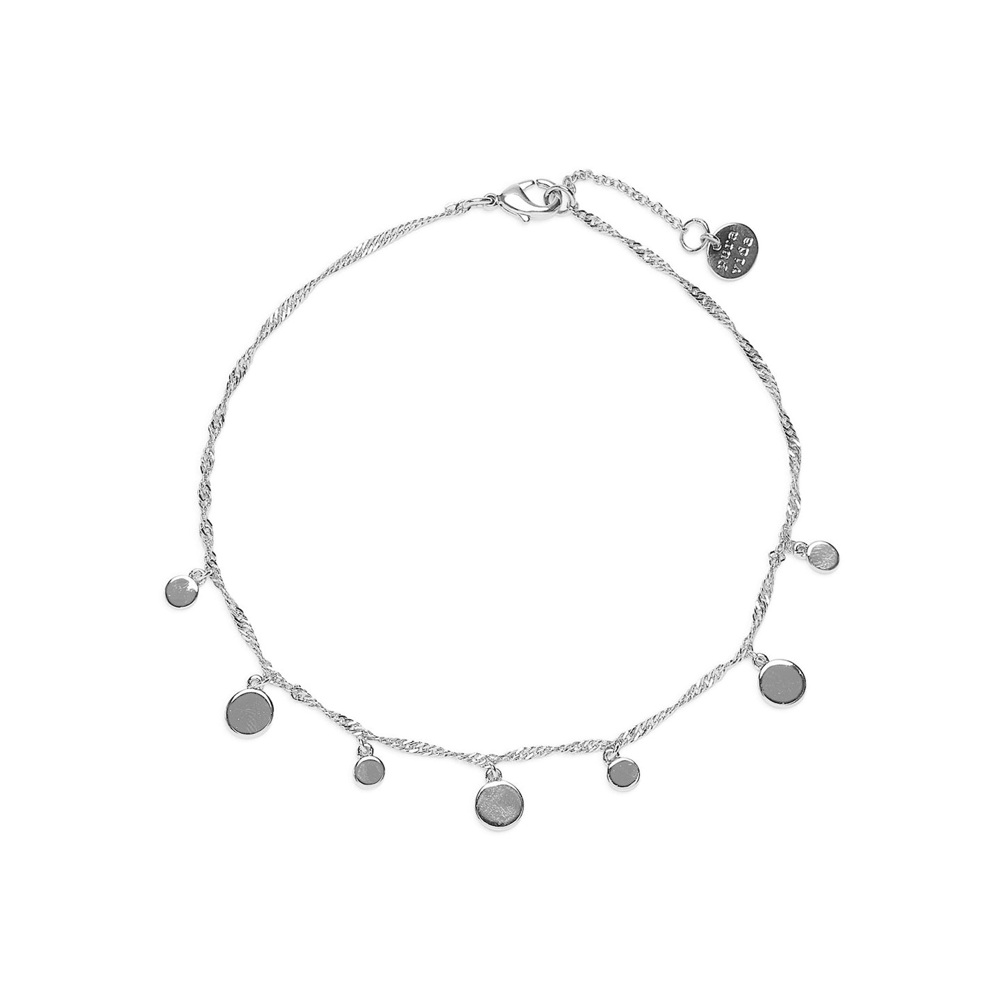 Mixed Mini Coins Chain Anklet
