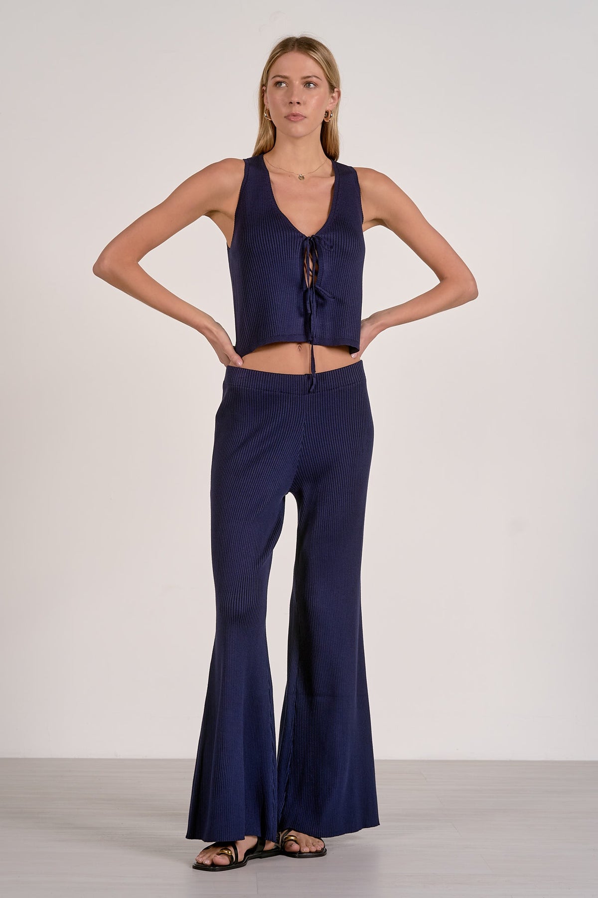 Fly Away Ribbed Tank Top