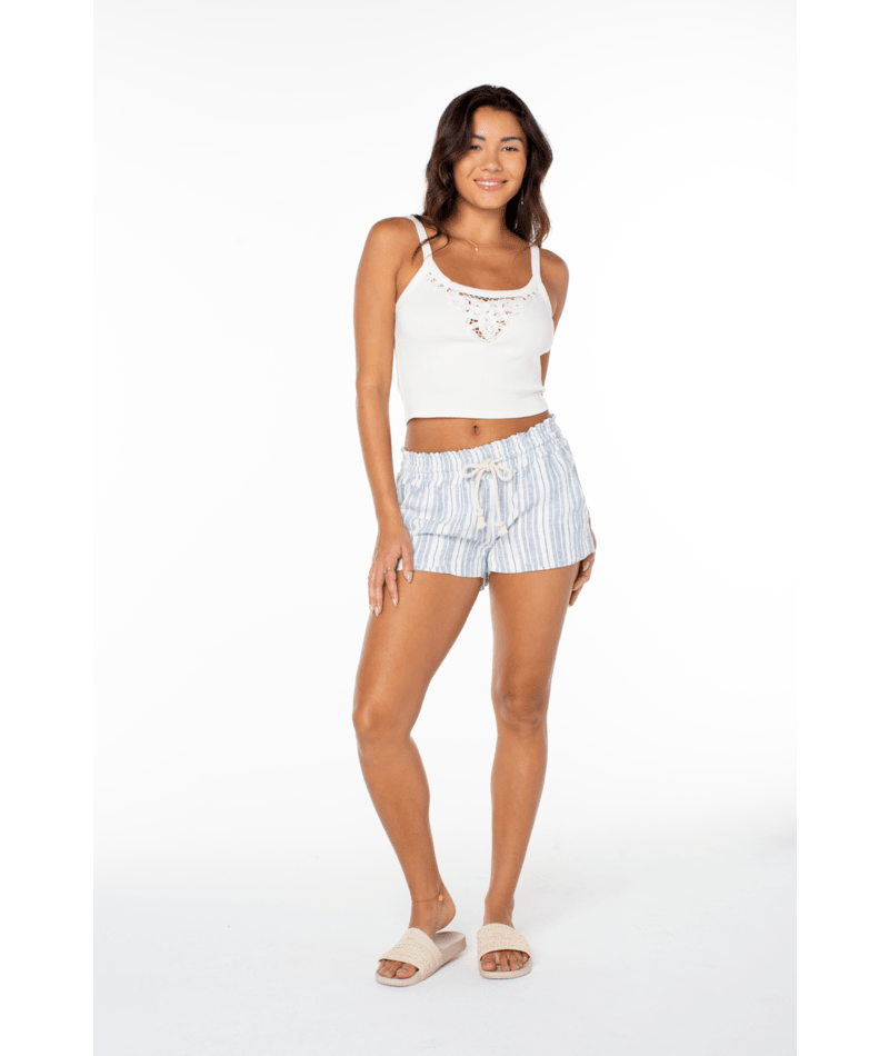 Oceanside Stripe Short
