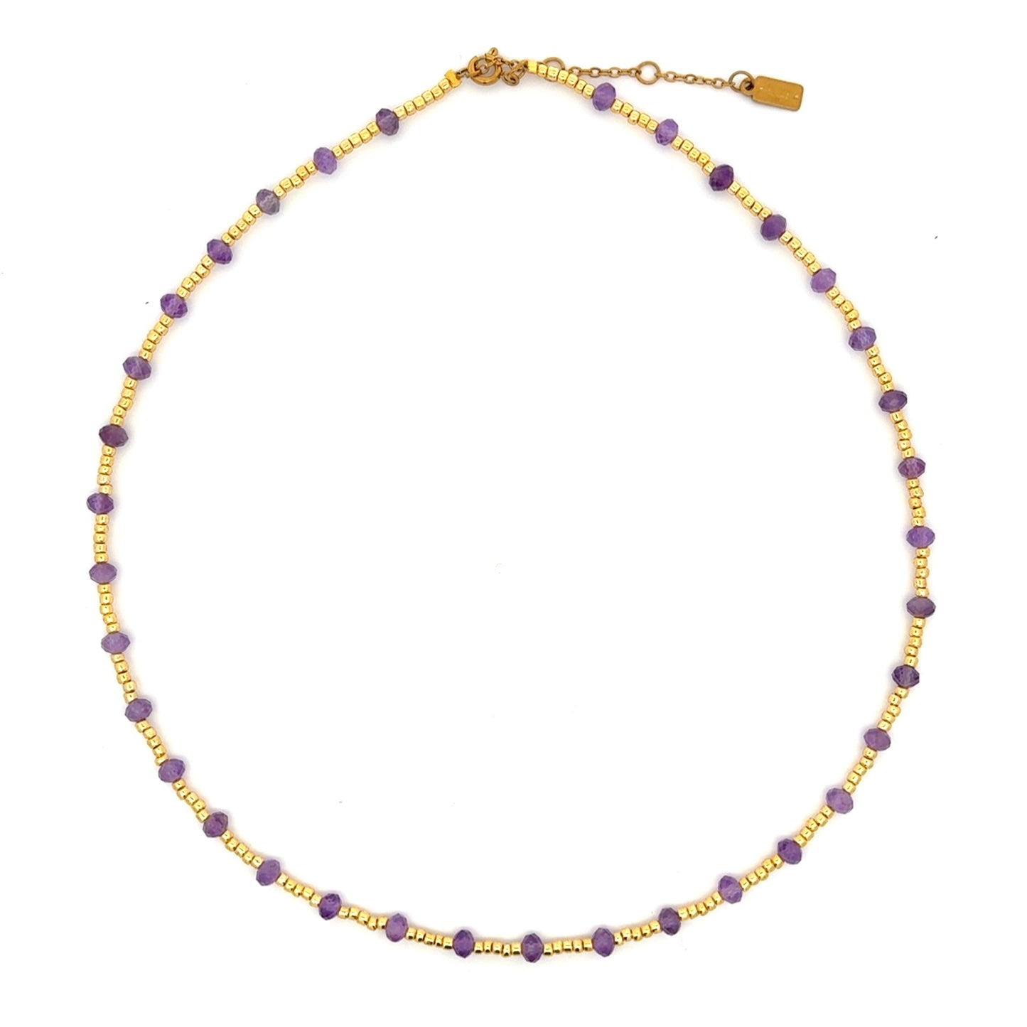 Beaded Gemstone Necklace
