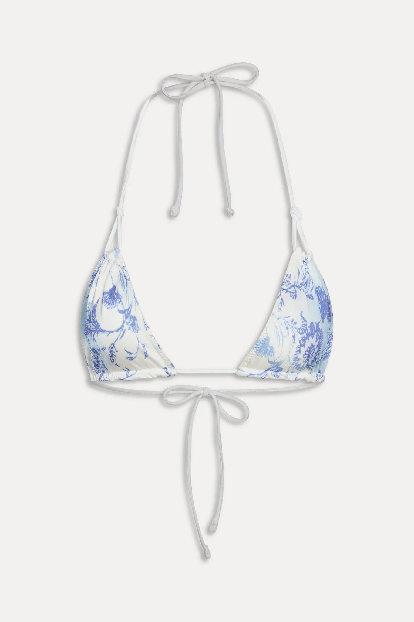 Ari Satin Triangle Bikini Top